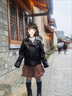 G.DUCKKIDS小黃鴨女童外套春秋兒童皮衣中大童機(jī)車(chē)服皮夾克女孩洋氣休閑上衣 黑色 120 尺碼5~6歲【110-120cm】 曬單實(shí)拍圖