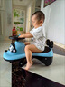 兒童扭扭車(chē)1到3-6歲新款寶寶溜溜車(chē)大人可坐妞妞車(chē)防側(cè)翻搖搖擺車(chē) 藍(lán)色+音樂(lè)+可儲(chǔ)物+靜音閃光輪 全包雙層車(chē)身-加厚承重-送禮包 曬單實(shí)拍圖