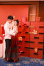 斐莉玥原創(chuàng  )新中式紅色漢服訂婚國風(fēng)馬面裙日常點(diǎn)翠妝花敬酒服禮服 白色上衣+云肩+紅色馬面裙 XL 曬單實(shí)拍圖