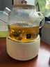 World Kitchen康寧養(yǎng)生壺 全玻璃恒溫壺煮茶壺煮茶器1L 辦公室熱牛奶神器保溫壺家用花茶壺燒水壺電熱水壺煮水壺 【標準款】【24小時預約丨自動保溫】 1L 曬單實拍圖