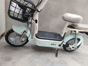 綠源電動(dòng)自行車小福星【4塊鉛酸電池-續(xù)航60km】LED透鏡大燈鋼絲輪胎家用電動(dòng)車液冷電機(jī)保十年 沙淡綠 曬單實(shí)拍圖