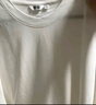 優(yōu)衣庫男裝女裝大師T AIRism棉混紡圓領(lǐng)T恤長(cháng)袖25秋冬新款479781 00 白色 S 曬單實(shí)拍圖