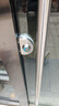 iGear玻璃門鎖304不銹鋼防銹防盜免開孔鎖具辦公室門店推拉雙開移門鎖 曬單實(shí)拍圖