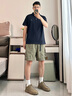 唐獅（TonLion）男鞋子男秋季潮流休閑皮鞋男款低幫厚底運動工裝馬丁鞋靴七夕禮物 曬單實拍圖