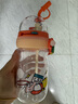 babycare投籃兒童水杯吸管杯寶寶直飲夏季飲水杯高顏值趣味水壺子兒童水杯 500mL-塔爾曼橙 曬單實(shí)拍圖