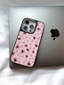 FUNNY RICH愛心粉豹紋適用iPhone16ProMax手機殼蘋果15plus新款磁吸保護套14女款防摔13高級潮流甜酷個性 黑框（磁吸款） iPhone 15 Pro 曬單實拍圖