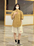 真維斯（JEANSWEST）粉色運(yùn)動短褲女夏季2025新款爆款多巴胺寬松休閑純棉跑步五分中褲 皮粉 正確決定粉色_K_前左下 L 曬單實(shí)拍圖