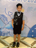 羅蒙男童西裝套裝鋼琴演出服主持人新中式國風(fēng)西服兒童禮服 黑色150 曬單實拍圖