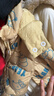 乖奇熊兒童三防羽絨服秋冬寶寶短款過(guò)年外套嬰幼兒加厚連帽外出新年衣服 布丁黃/冬日物語(yǔ) 90 曬單實(shí)拍圖