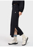 FILA FUSION斐樂(lè )潮牌針織裙女2025秋季新款時(shí)尚休閑半身裙衛衣裙 正黑色-BK L 170/70A/L 曬單實(shí)拍圖