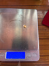 中國黃金（CHINA GOLD）黃金金豆足金9999金瓜子元寶新年生日情人節禮物 1g元寶*1【絨布袋+玻璃瓶】 曬單實(shí)拍圖