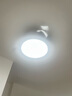 美的（Midea）風(fēng)扇燈餐廳吊扇燈led臥室燈隱形扇葉遙控三防燈具熟睡風(fēng)包安裝 曬單實(shí)拍圖