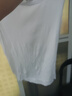 三槍?zhuān)═HREEGUN）寬肩背心男士坎肩背心跨欄內衣夏季無(wú)袖運動(dòng)白色汗衫睡衣居家男款 白+黑 XL (175) 曬單實(shí)拍圖
