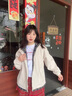 OEMG美式工裝假兩件外套男士秋季新款高級(jí)感痞帥格子拼接運(yùn)動(dòng)上夾克 珍珠白 XL [建議110-130斤] 曬單實(shí)拍圖