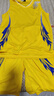 異星新款籃球服套裝比賽訓練服籃球衣背心男女兒童籃球服團購定制印號 613黃色 XL碼數適合160-165CM 曬單實(shí)拍圖