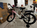 飛鴿（PIGEON）兒童自行車(chē)男女童車(chē)小孩單車(chē)小學(xué)生車(chē)寶寶折疊車(chē)自行車(chē)粉色18寸 曬單實(shí)拍圖