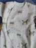 童泰（TONGTAI）嬰兒連體秋冬寶寶保暖衣服夾棉哈衣爬服TS43J187-DS綠色73cm 曬單實(shí)拍圖