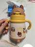 babycare兒童保溫杯小松鼠嬰兒寶寶學(xué)飲杯不銹鋼吸管水杯壺學(xué)生上學(xué)300ml 曬單實(shí)拍圖