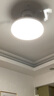 美的（Midea）吊扇燈風扇燈一體餐廳客廳臥室led吊燈隱形扇葉熟睡風燈飾燈具 1級能效/wifi+語音/76W滿天星 曬單實拍圖