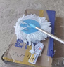 妙潔（MIAOJIE） 旋轉式拖把桿手壓旋轉拖把拖布桿替換墩布配件替換裝炫拖適用 3代不銹鋼桿 紅色 曬單實(shí)拍圖