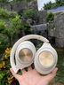 HKMW索尼SONY適用電競游戲耳機頭戴式藍牙有線(xiàn)兩用電腦無(wú)線(xiàn)耳麥降噪重低音手機通用3d立體頭戴式耳機 米色【青春版】HIFI級音質(zhì)+ENC降 標配 曬單實(shí)拍圖
