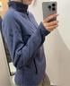 迪卡儂（DECATHLON）搖粒絨外套抓絨衣男保暖戶(hù)外運動(dòng)加厚秋絨衣沖鋒衣內膽 男款-全拉鏈-深灰色 L 曬單實(shí)拍圖