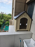 華元寵具（hoopet）狗房子狗窩室外防雨防寒大狗屋戶外夏日防曬大型犬金毛四季通用 【60斤】戶外狗屋-有門/巧克力棕 曬單實(shí)拍圖