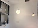 Paulmann P德國柏曼吊燈臥室床頭燈簡約單頭餐桌燈吧臺卡座球形燈具 【小號】直徑20cm 暖白光 曬單實拍圖