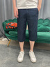 吉普（JEEP）美國正品高端夏季薄款牛仔短褲男士潮牌冰絲涼感直筒五六七分褲子 冰絲藍常規(guī) 【官方正品】 33 【推薦體重150-160斤】 曬單實拍圖
