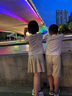 迪士尼null男童學院風套裝2025夏季新款兒童女童短袖襯衣短褲半裙兩件套 曬單實拍圖