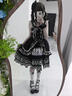 【寶石之冕】Lolita洋裝doll感jsk洛麗塔吊帶連衣裙 紅色jsk+飛機(jī)盒 S 曬單實(shí)拍圖