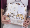 兒童圣誕節生日禮物送女生小女孩子朋友10十一二1234歲實(shí)用雙肩包 2002白色貓咪（禮盒款） 曬單實(shí)拍圖