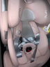 貓頭鷹盧娜2 兒童安全座椅0-12歲嬰兒車載360度旋轉(zhuǎn) 盧娜2 pink粉 曬單實(shí)拍圖