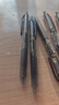 uni三菱 uni-ball UMN-105按動黑色中性筆高顏值0.5黑筆簽字筆商務(wù)學(xué)生考試水筆水性筆套裝 5支 曬單實拍圖