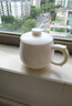 鈺銓龍門 羊脂玉瓷釉燒辦公杯 德化白瓷泡茶杯大容量帶蓋喝水茶杯辦公家用 3.龍騰辦公杯（無內膽） 380ml 曬單實拍圖