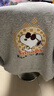 史努比（SNOOPY）童裝兒童套裝男女童衛衣衛褲2件套秋季新款 灰格子+藏青太空 150 曬單實(shí)拍圖