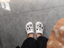 卡駱馳（crocs）貝雅云彩Clog洞洞鞋女鞋厚底涼拖戶外拖鞋沙灘涼鞋 W7 曬單實拍圖