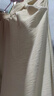 褲子女夏秋冰絲亞麻運(yùn)動(dòng)褲2025新款大碼薄款棉麻休閑哈倫工裝衛(wèi)褲 卡其色 L L【建議100-115斤】 曬單實(shí)拍圖