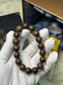 曼阿麗正宗天然沉香手串男士奇楠沉香木手串和田玉老料108顆佛珠男女 【臻品素圈】全沉水奇楠沉香12mm 曬單實(shí)拍圖