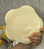 COOKSS 寶寶餐盤硅膠嬰兒學吃飯分格兒童餐具輔食碗餐盤帶吸盤 雙拼綠 曬單實拍圖