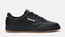 Reebok銳步官方24新款男女同款COURT 1000運動(dòng)復古休閑潮流板鞋 24FRC907U2GH0 黑色/中黃色 40.5 (26cm),US：8 曬單實(shí)拍圖