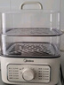 美的（Midea）電蒸鍋 電煮鍋電火鍋多功能鍋家用電鍋蒸蛋器蒸包子鍋電熱鍋10.8升三層大容量多用途鍋ZGE2323Z02 曬單實(shí)拍圖
