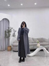 妍莉芬（yanlifen）連衣裙法式長(zhǎng)裙秋季女裝新款2025年氣質(zhì)套裝黑色針織外套裙子秋冬 外套+連衣裙【套裝】 XL /60/65kg 曬單實(shí)拍圖