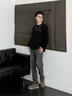 Calvin KleinJeans25秋季新款男士休閑通勤ck刺繡純棉圓領(lǐng)打底長(cháng)袖T恤4RD247G UB1-太空黑 L 曬單實(shí)拍圖