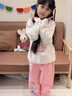 小馬寶莉女童褲子秋季中大童運(yùn)動(dòng)休閑長(zhǎng)褲春秋款針織百搭薄款兒童衛(wèi)褲童裝 粉 云朵小馬三連X 130 曬單實(shí)拍圖