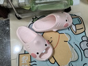 chikoku新款小萌牙鯊魚拖鞋女夏外穿防滑舒適情侶涼拖鞋男 小氙粉 36-37 曬單實拍圖