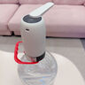雙槍抽水器桶裝水飲水機(jī)靜音礦泉水電動(dòng)抽水泵折疊自動(dòng)上水器 白灰色 曬單實(shí)拍圖