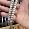 皈閣天然星月菩提子108顆正月手串 高密順白 男女手鏈項鏈 【寒木】8*11mm 曬單實(shí)拍圖