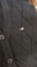 夢(mèng)特嬌（MONTAGUT）男士針織開(kāi)衫V領(lǐng)背心馬甲中老年爸爸毛衣坎肩加厚保暖 深灰 52  曬單實(shí)拍圖