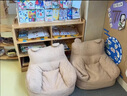 植哚兒童沙發(fā)懶人閱讀角小孩女孩專用沙發(fā)椅幼兒園可愛書角嬰兒小沙發(fā) [升級EPP加絨款]-羊羔絨-淺棕 曬單實拍圖